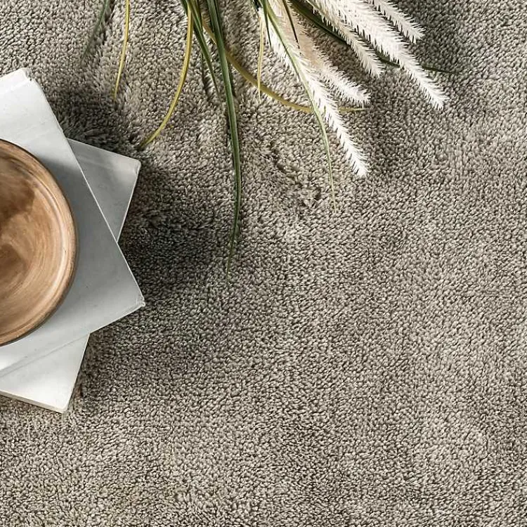 Kirklands Home Whitlow Shag Washable Area Rug, 6x9 Gray Sale
