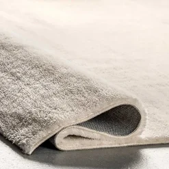 Kirklands Home Whitlow Shag Washable Area Rug, 6x9 Ivory Hot
