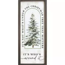 Christmas Art & Wall Decor>Kirklands Home Who's Around the Tree Wall Plaque