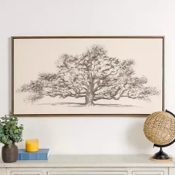 Kirklands Home Wide Oak Tree Framed Art Print Clearance