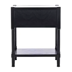 Kirklands Home Wilbert 3-Drawer Console Table Black Discount