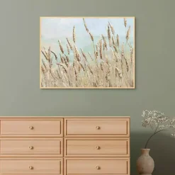 Kirklands Home Wild Beach Reeds Framed Canvas Art Print Multi