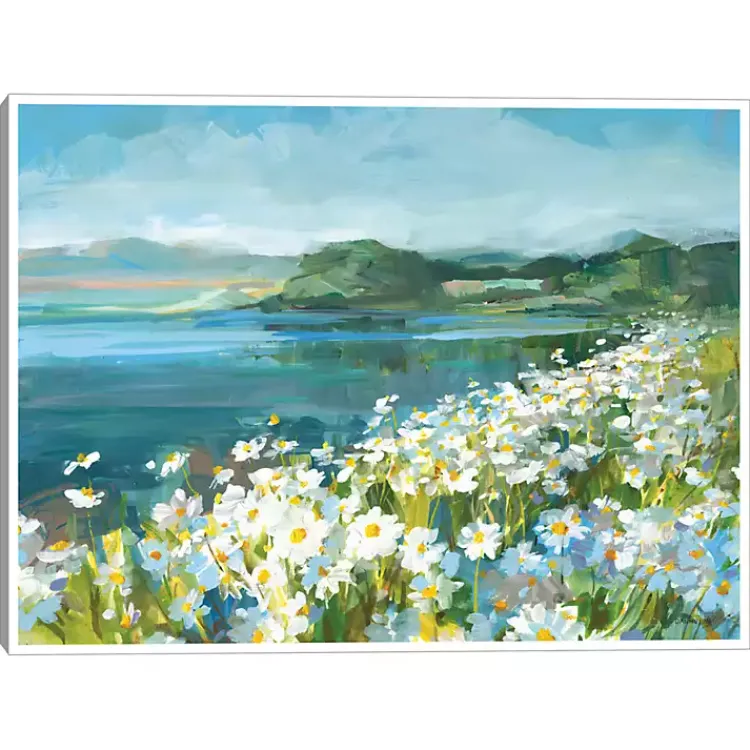 Kirklands Home Wild Daisy Bay Framed Canvas Art Print