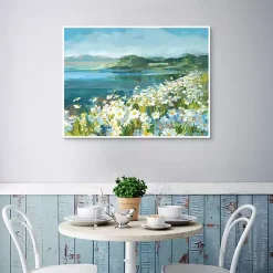 Kirklands Home Wild Daisy Bay Framed Canvas Art Print