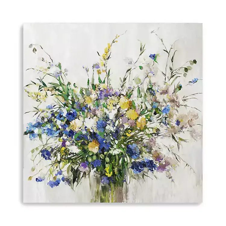 Kirklands Home Wild Grown Bouquet Canvas Art Print, 40x40 in. Clearance