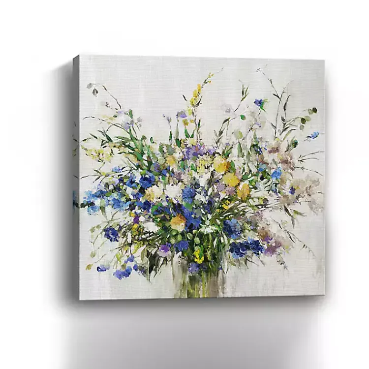 Kirklands Home Wild Grown Bouquet Canvas Art Print, 40x40 in. Clearance