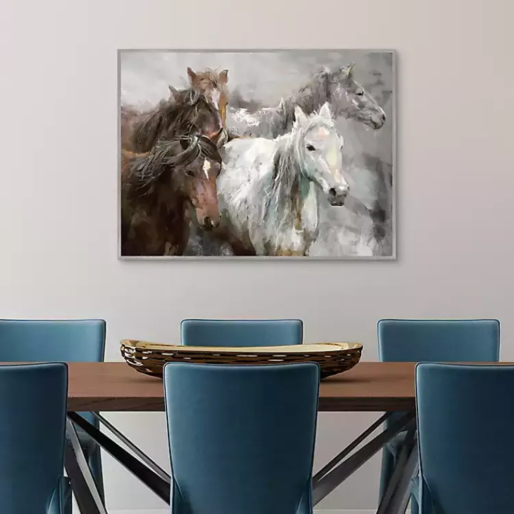Kirklands Home Wild Ride Framed Canvas Art Print Hot