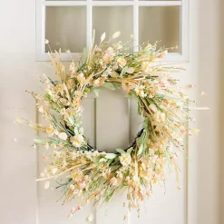 Wreaths>Kirklands Home Wildflower and Boical Wreath Tan