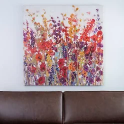 Kirklands Home Wildflower Field Canvas Art Print Multi Clearance