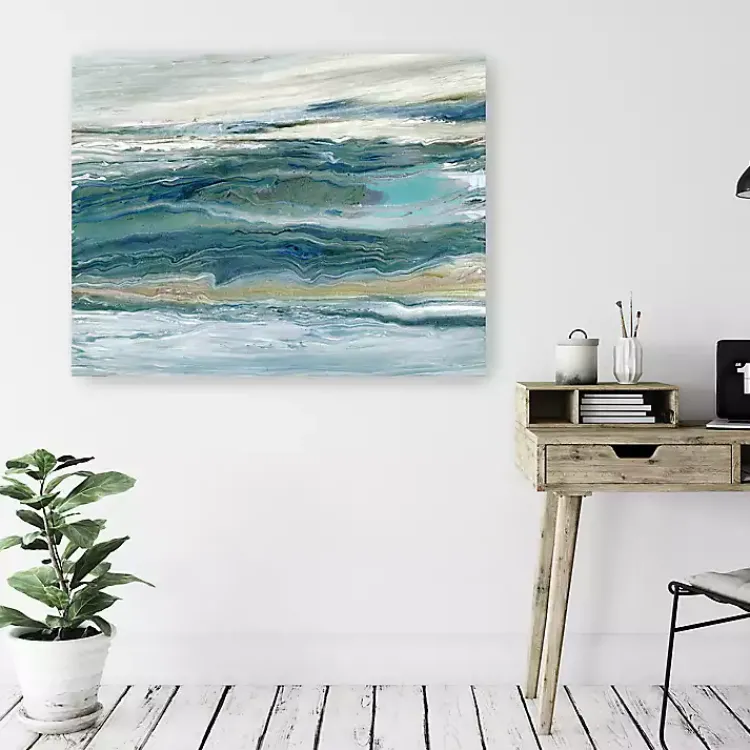 Kirklands Home Wind and Water Canvas Art Print Clearance