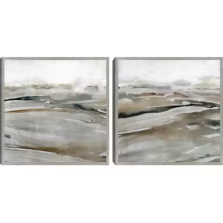Kirklands Home Windblown Sands Framed Canvas Art Prints, Set of 2 Hot