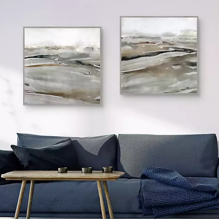 Kirklands Home Windblown Sands Framed Canvas Art Prints, Set of 2 Hot