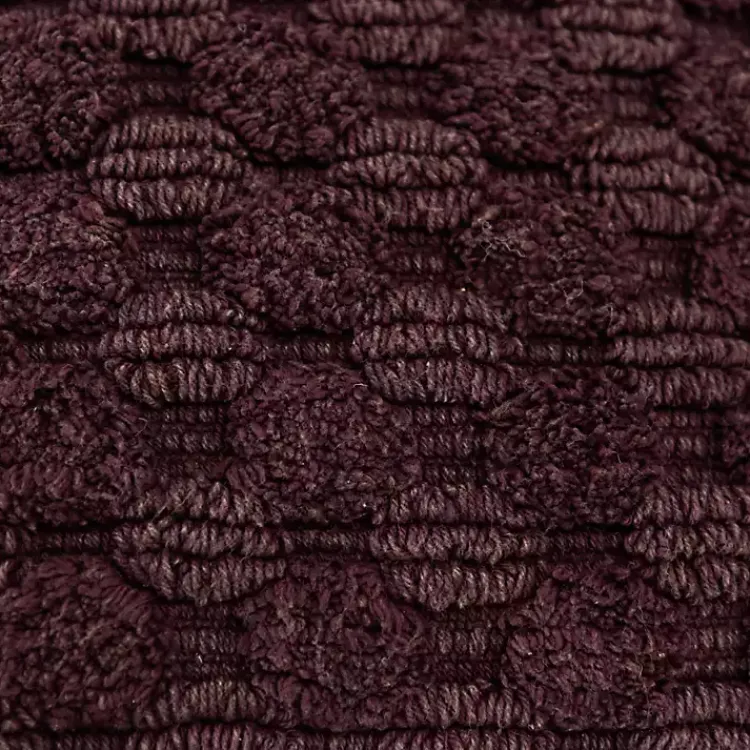 Pillows>Kirklands Home Wine Heavily Textured Pillow Purple