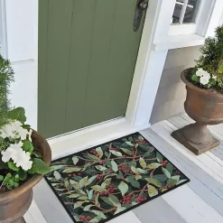 Outdoor Christmas Decorations>Kirklands Home Winter Blooms Accent Rug, 24x34