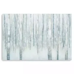 Kirklands Home Winter Blue Birch Canvas Art Print, 60x40 in. Hot