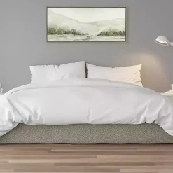 Kirklands Home Winter Mountain Landscape Framed Canvas Art Print Sale
