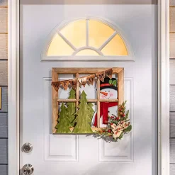 Christmas Art & Wall Decor>Kirklands Home Winter Wonderland Window Frame Wall Plaque