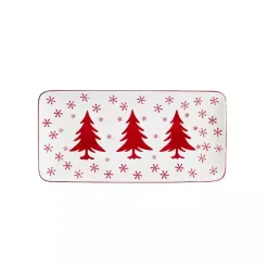 Kirklands Home Winterfest Rectangular Serving Platter Best