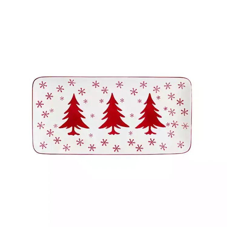 Kirklands Home Winterfest Rectangular Serving Platter Best