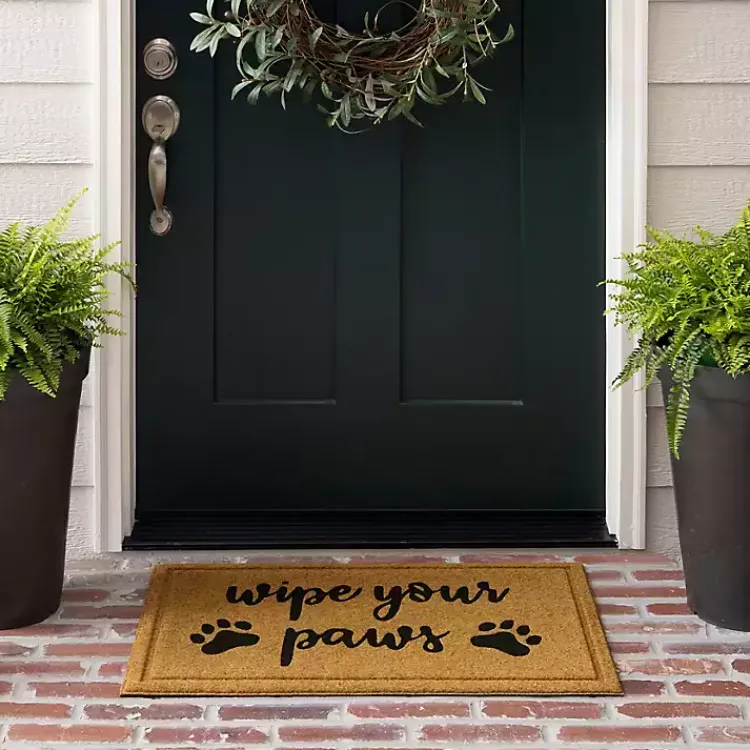 Kirklands Home Wipe Your Paws Welcome Mat Sale