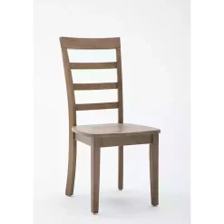 Kirklands Home Wire Brushed Natural Dining Chairs, Set of 2 Brown Discount