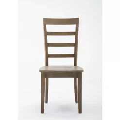 Kirklands Home Wire Brushed Natural Dining Chairs, Set of 2 Brown Discount