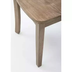 Kirklands Home Wire Brushed Natural Dining Chairs, Set of 2 Brown Discount