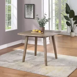 Kirklands Home Wire Brushed Natural Dining Table Outlet