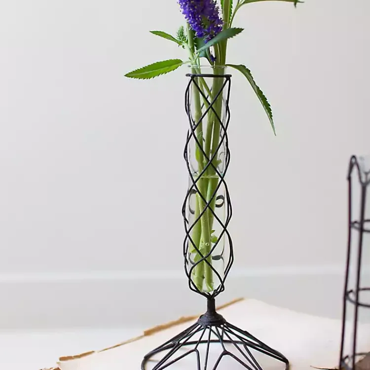 Vases>Kirklands Home Wire Wrapped Bud Vases, Set of 3