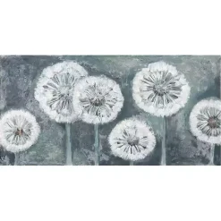 Kirklands Home Wishing Blue Light Canvas Art Print, 54x27 in. Online