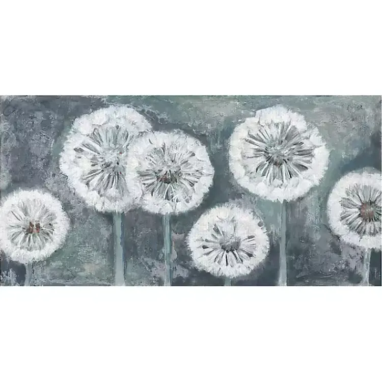 Kirklands Home Wishing Blue Light Canvas Art Print, 54x27 in. Online