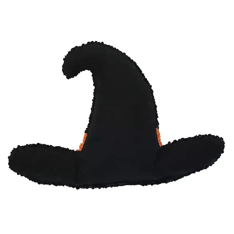 Halloween>Kirklands Home Witch Hat Shaped Halloween Throw Pillow