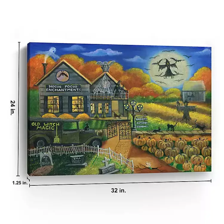 Halloween>Kirklands Home Witch Magic Canvas Art Print, 24x32