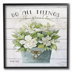 Kirklands Home With Great Love Framed Art Print White Best