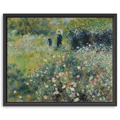 Kirklands Home Woman with Parasol Garden Canvas Print, 22x18 in. Best