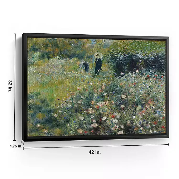 Kirklands Home Woman with Parasol Garden Canvas Print, 42x32 in. Outlet