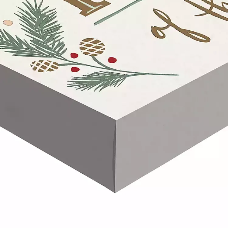 Christmas Art & Wall Decor>Kirklands Home Wonderful Christmas Canvas Art Prints, Set of 4