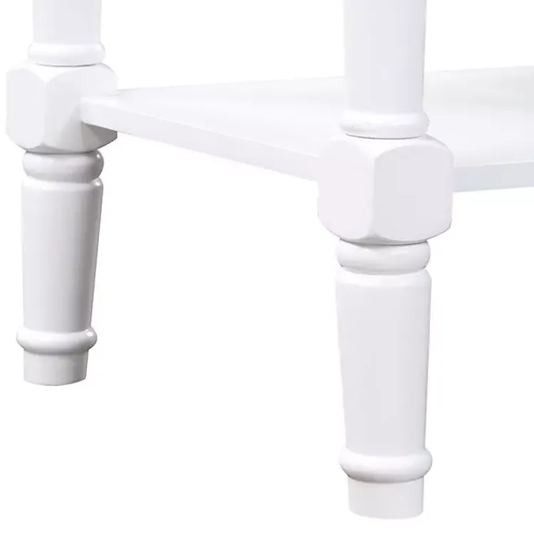 Kirklands Home Wood & Traditional Console Table White Best