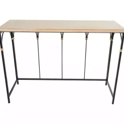 Kirklands Home Wood and Metal Arches Console Table Online