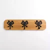 Kirklands Home Wood and Metal Bow Wall Hooks New