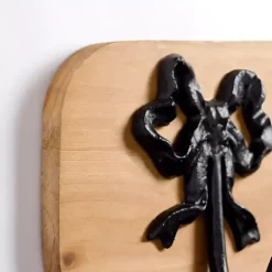 Kirklands Home Wood and Metal Bow Wall Hooks New
