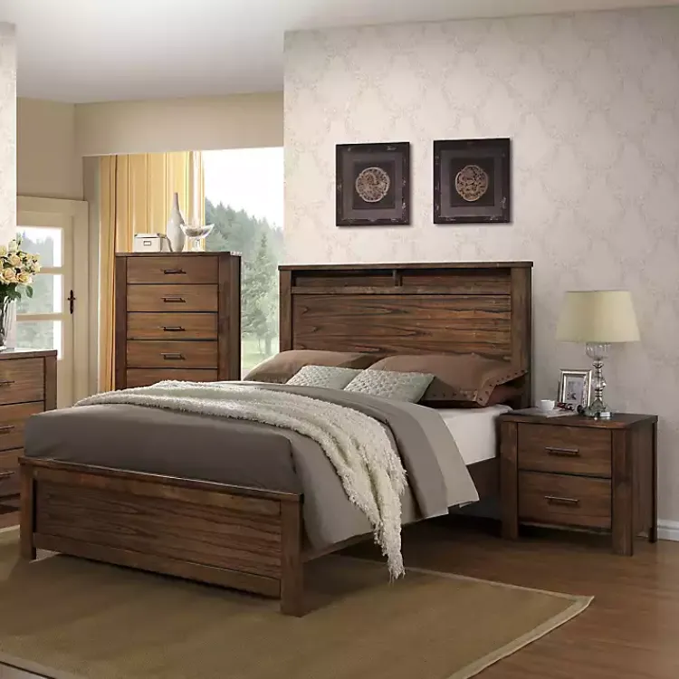 Kirklands Home Wood Bryan Nightstand Brown Outlet