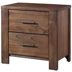 Kirklands Home Wood Bryan Nightstand Brown Outlet