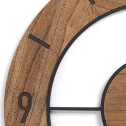 Kirklands Home Wood Open Face Wall Clock Best