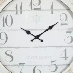 Kirklands Home Wood Ship Wheel Wall Clock Discount