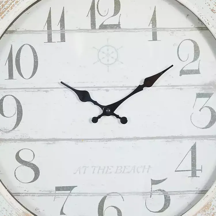 Kirklands Home Wood Ship Wheel Wall Clock Discount