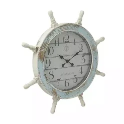 Kirklands Home Wood Ship Wheel Wall Clock Discount