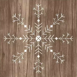 Christmas Art & Wall Decor>Kirklands Home Wood Snowflake I Canvas Art Print