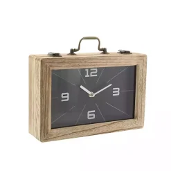 Decorative Accents>Kirklands Home Wooden Novelty Briefcase Clock