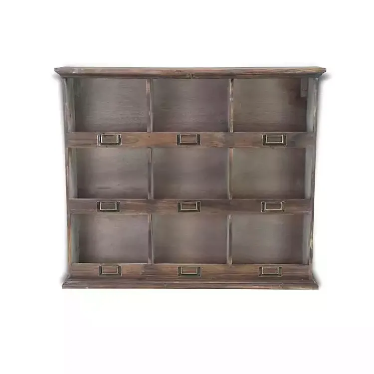 Kirklands Home Wooden Wall Cubby Hot